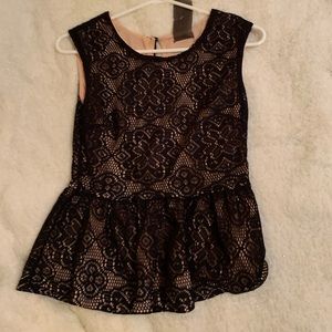NWT Francescas black blouse